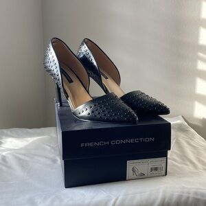 French Connection Women's Forever Studded Pumps Black